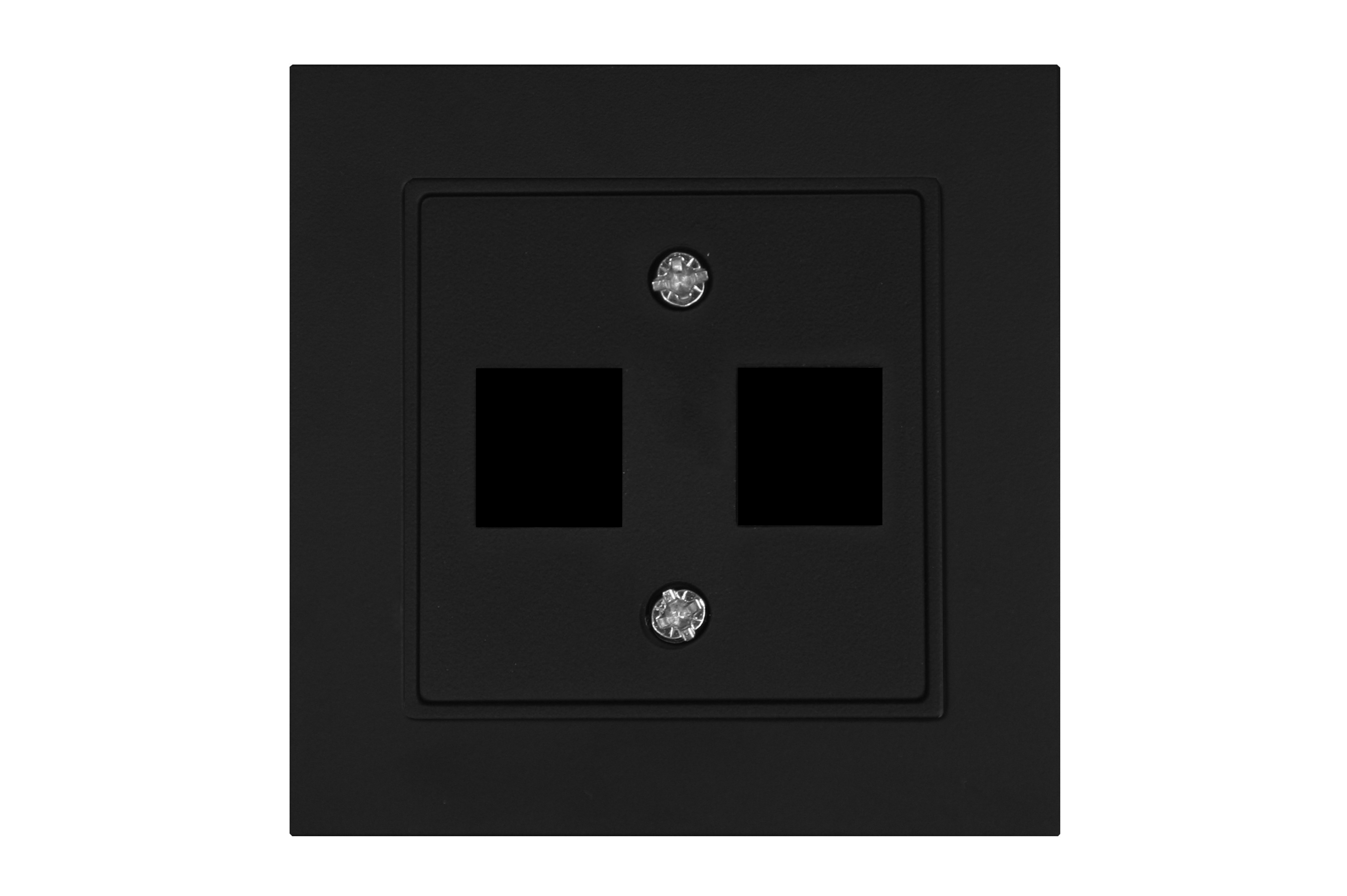 Apdaila (su atrama) 2x “keystone” tipo lizdams, tvirtinimas tiesiai: komp/telef/TV/HDMI/USB