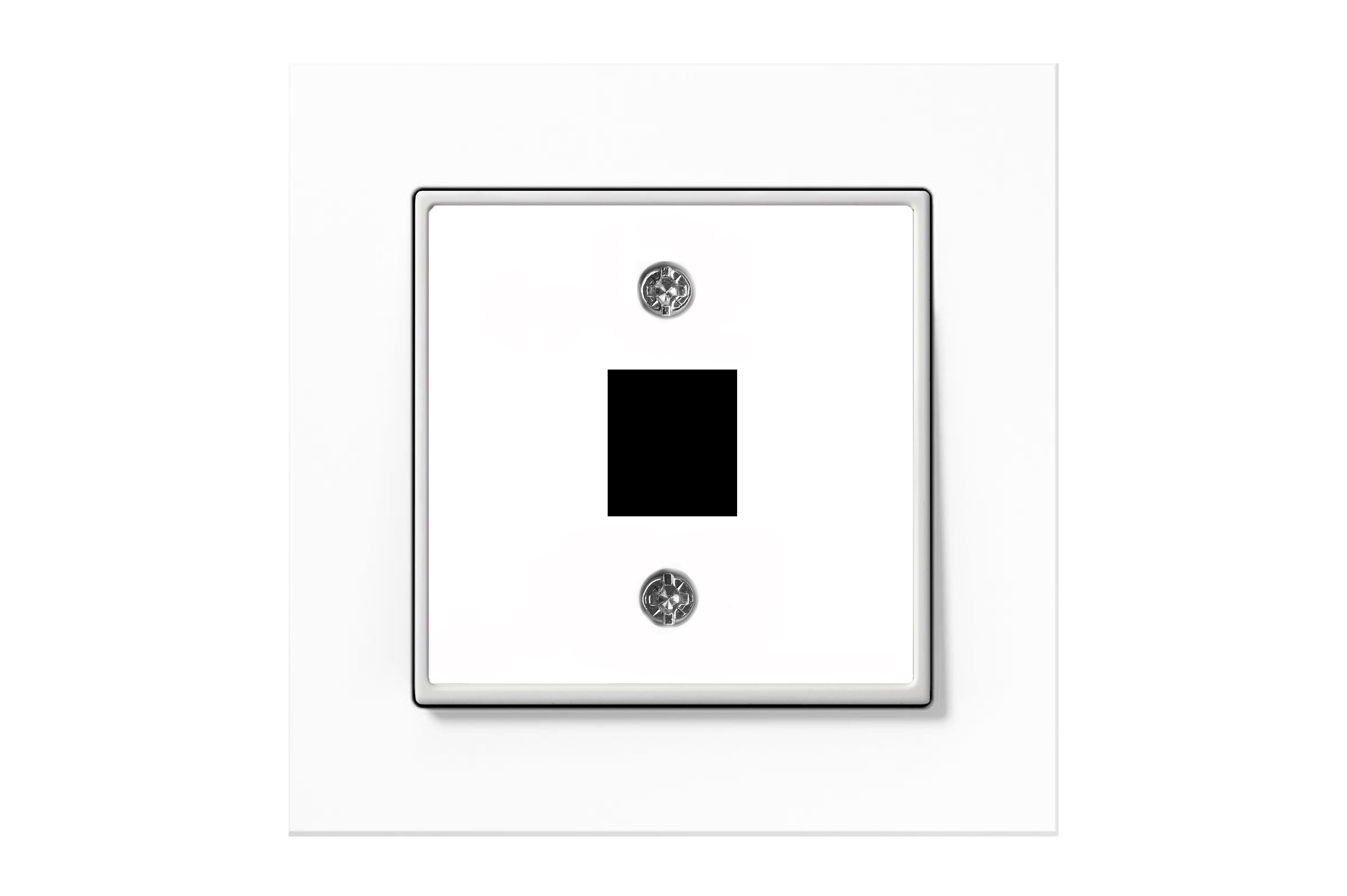 Apdaila (su atrama) “keystone” tipo lizdams, tiesi: komp/telef/TV/HDMI/USB, be rėmelio. AIKL-011-01.WWM